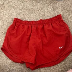 Nike Women's Burnt Orange/Red Athletic Shorts